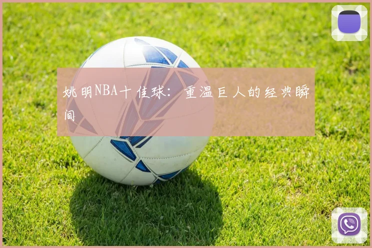 姚明NBA十佳球:重温巨人的经典瞬间
